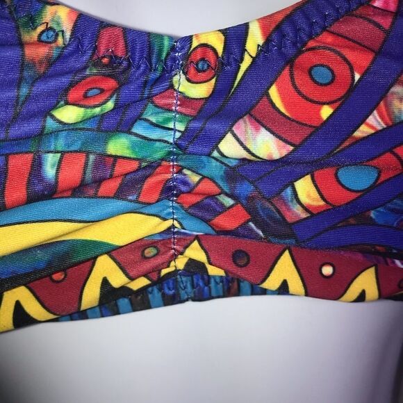 Zeraca Strap Side Bottom Halter Racerback Top - Picture 3 of 8